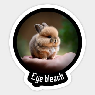 Small eye bleach v3 Sticker